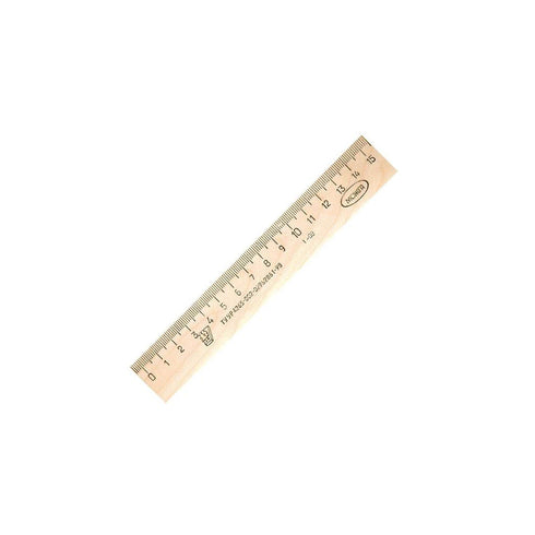 Medinė liniuotė, 15cm – 40cm.